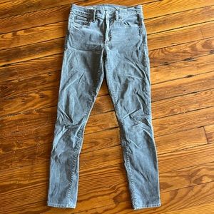 Gap corduroy grey skinny jeans - Size 28